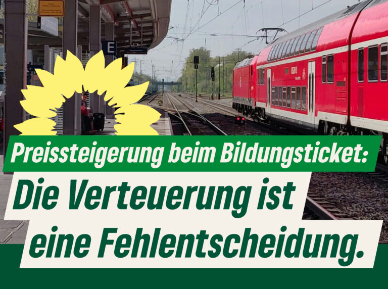 Grüner Antrag zum Erhalt des vergünstigten Bildungstickets in der Kreispolitik gescheitert